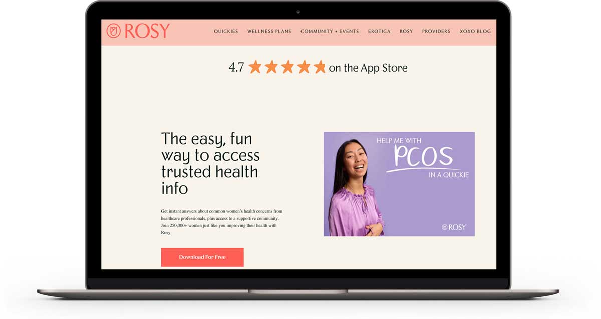 Rosy-website